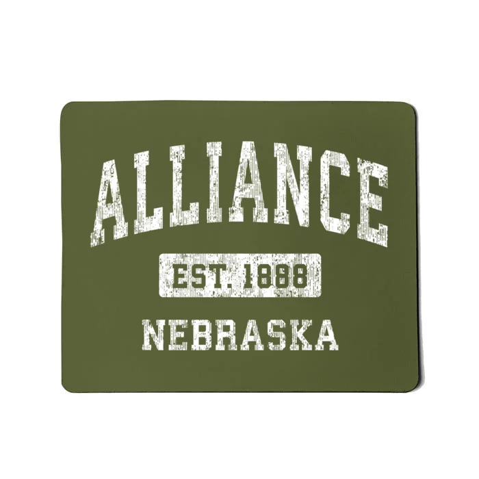 Alliance Nebraska Ne Vintage Sports Mousepad