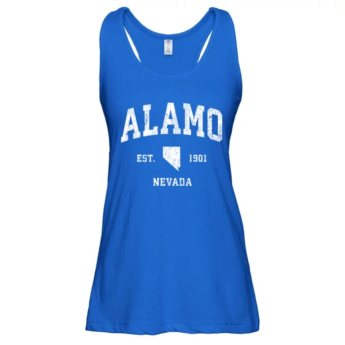 Alamo Nevada Nv Vintage Athletic Sports Ladies Essential Flowy Tank