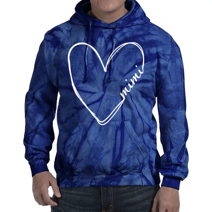 Announcement Grandparents New Mimi Heart Tie Dye Hoodie