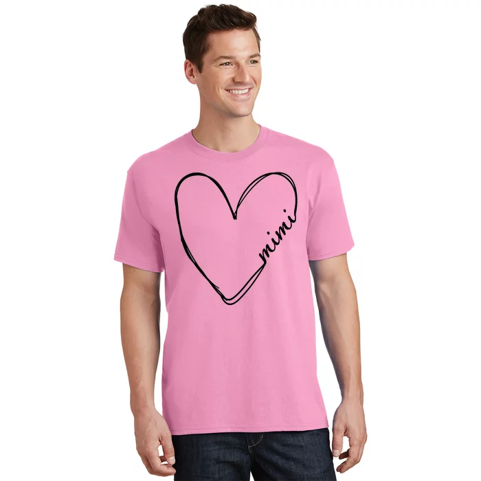 Announcement Grandparents New Mimi Heart T-Shirt