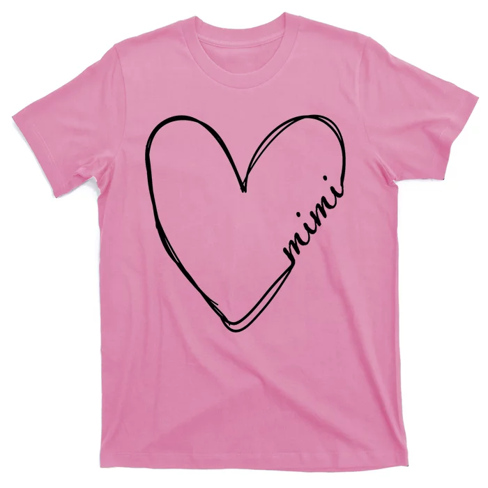 Announcement Grandparents New Mimi Heart T-Shirt