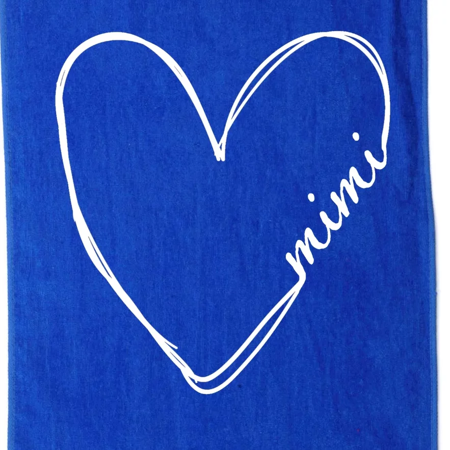 Announcement Grandparents New Mimi Heart Platinum Collection Golf Towel