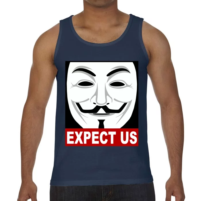 Anonymous Expect Us Internet Comfort Colors® Tank Top