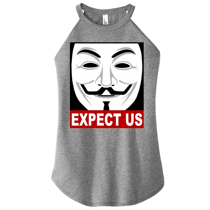 Anonymous Expect Us Internet Women’s Perfect Tri Rocker Tank