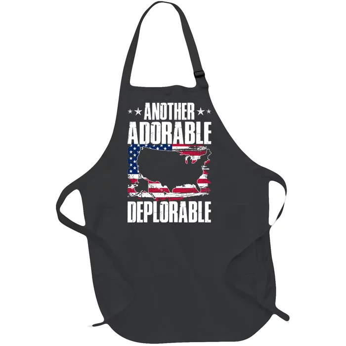 Another Adorable Deplorable Pro Trump Full-Length Apron With Pocket