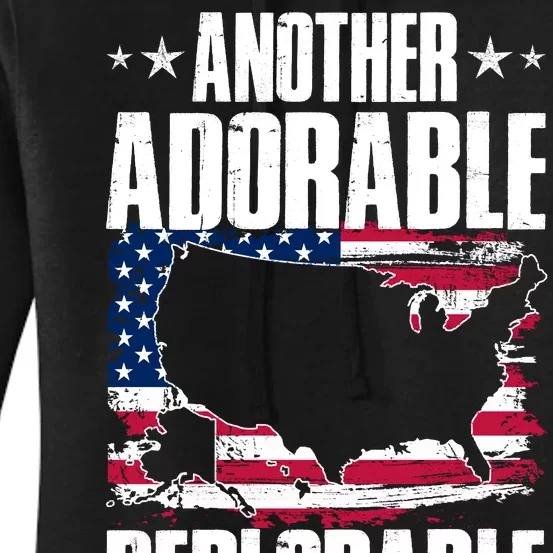 Another Adorable Deplorable Pro Trump Women's Pullover Hoodie