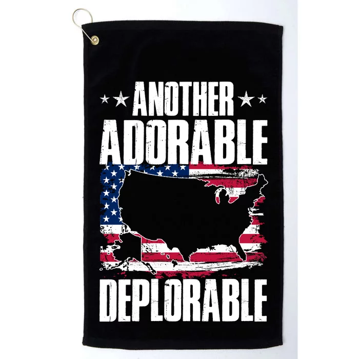 Another Adorable Deplorable Pro Trump Platinum Collection Golf Towel