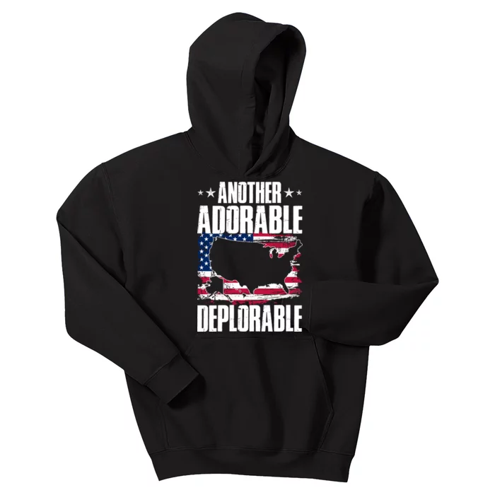 Another Adorable Deplorable Pro Trump Kids Hoodie