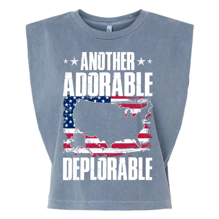 Another Adorable Deplorable Pro Trump Garment-Dyed Women's Muscle Tee