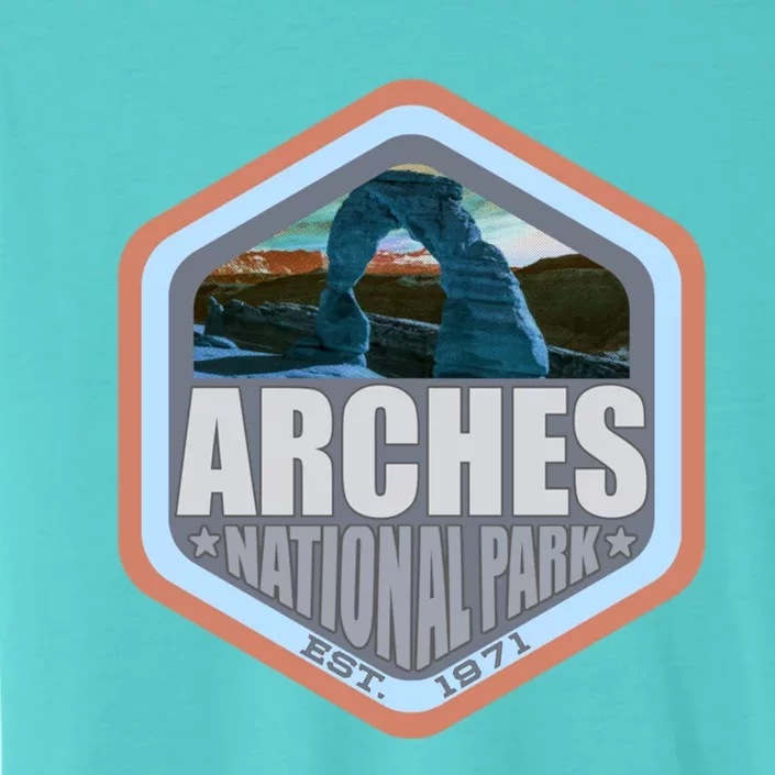 America National Park Arches Beautiful Design For Explorers Gift ChromaSoft Performance T-Shirt