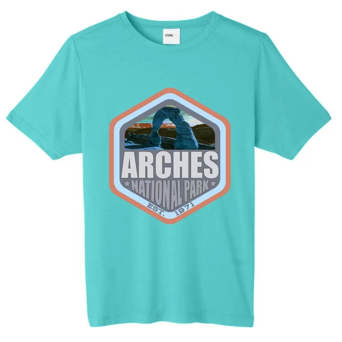 America National Park Arches Beautiful Design For Explorers Gift ChromaSoft Performance T-Shirt