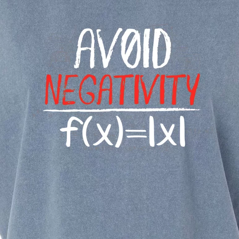 Avoid Negativity Positive Life Gift Garment-Dyed Women's Muscle Tee