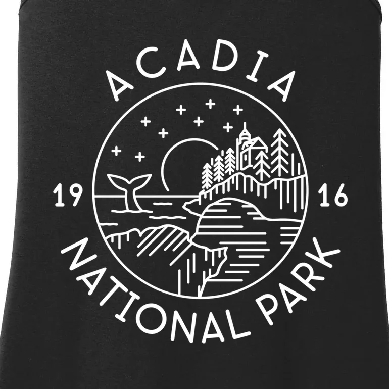 Acadia National Park 1916 Maine Bar Harbor Ladies Essential Tank