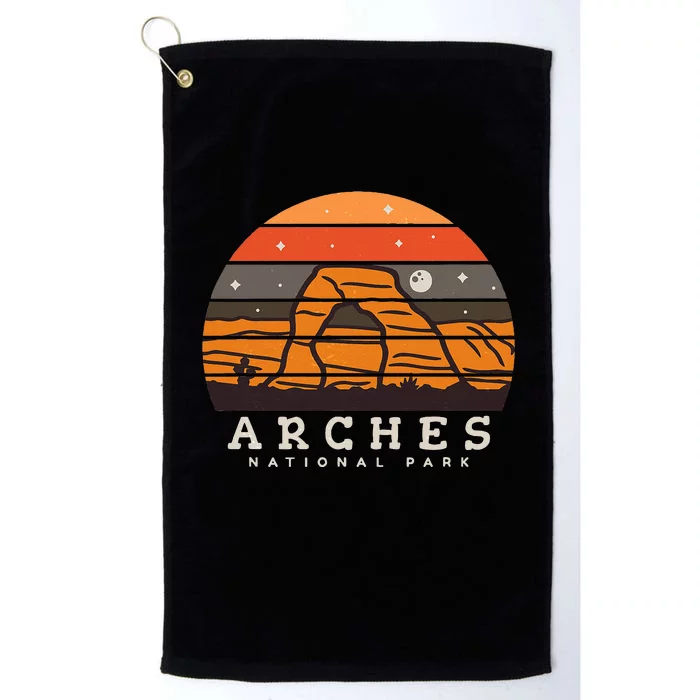 Arches National Park Moab Utah Vintage Platinum Collection Golf Towel