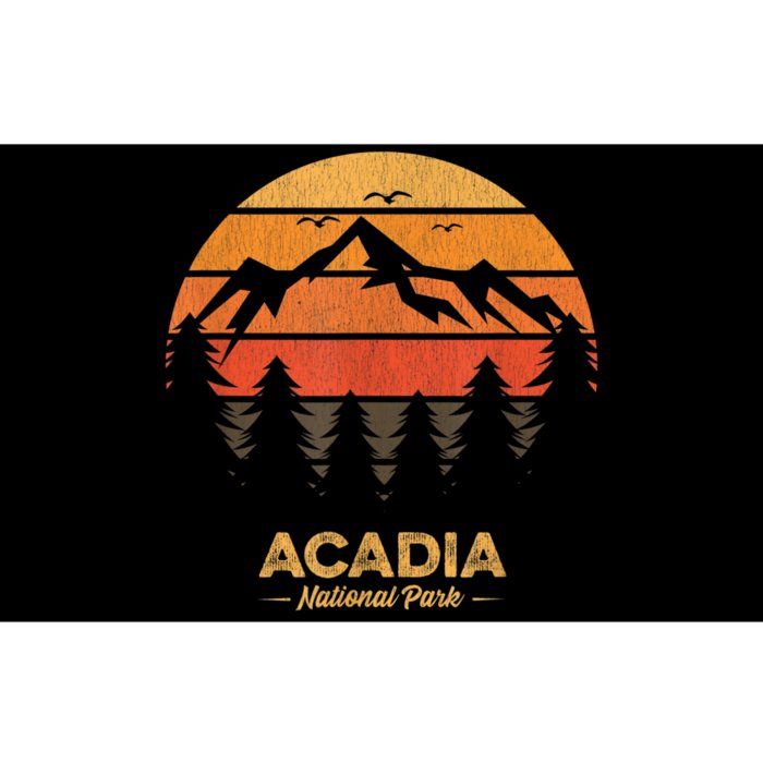 Acadia National Park Retro Vintage Souvenir Bumper Sticker