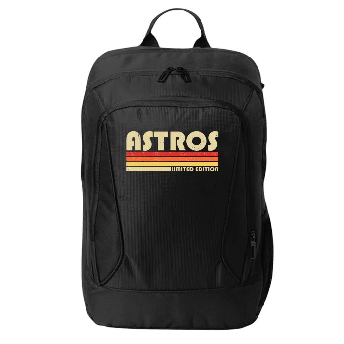 Astros Name Personalized Vintage Retro Gift City Backpack