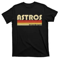 Astros Name Personalized Vintage Retro Astros Sport Name T-Shirt S-3Xl