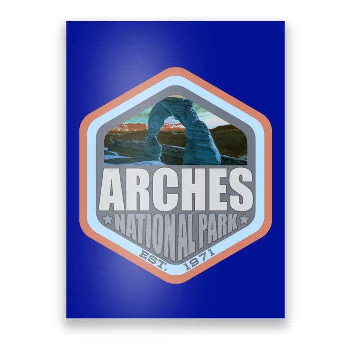 America National Park Arches Beautiful Design For Explorers Gift Poster