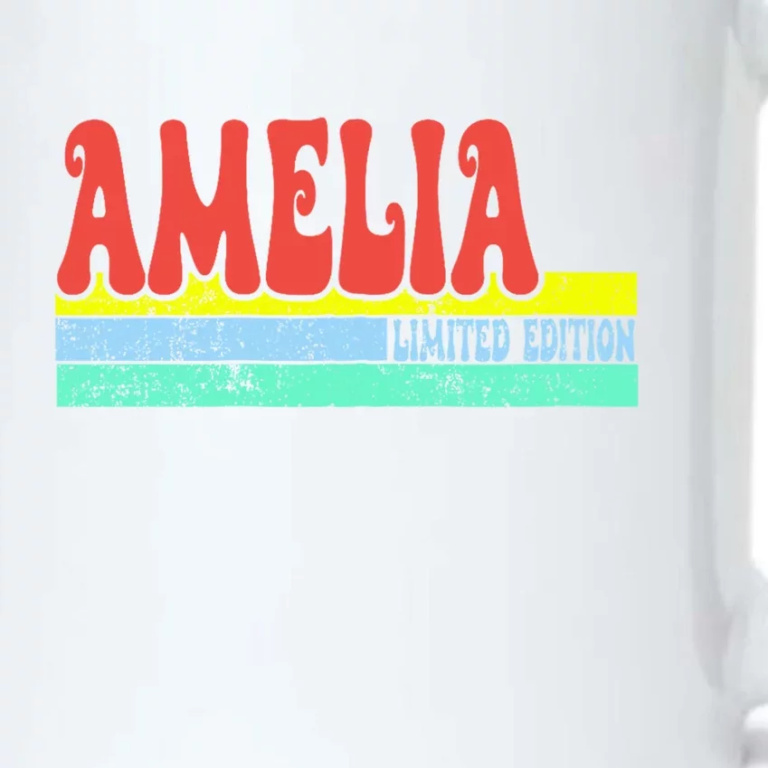 Amelia Name Personalized Cute Idea Black Color Changing Mug