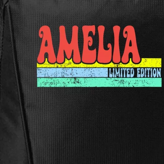 Amelia Name Personalized Cute Idea City Backpack