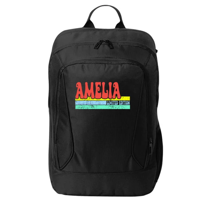 Amelia Name Personalized Cute Idea City Backpack