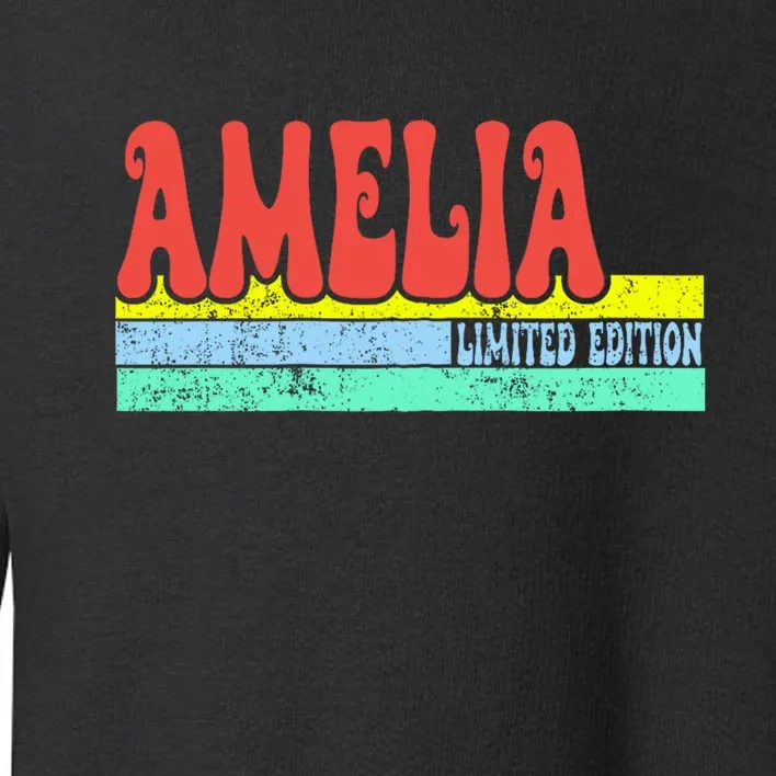 Amelia Name Personalized Cute Idea Toddler Sweatshirt