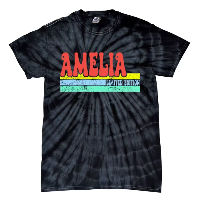 Amelia Name Personalized Cute Idea Tie-Dye T-Shirt