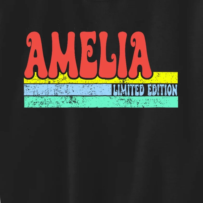 Amelia Name Personalized Cute Idea Kids Sweatshirt