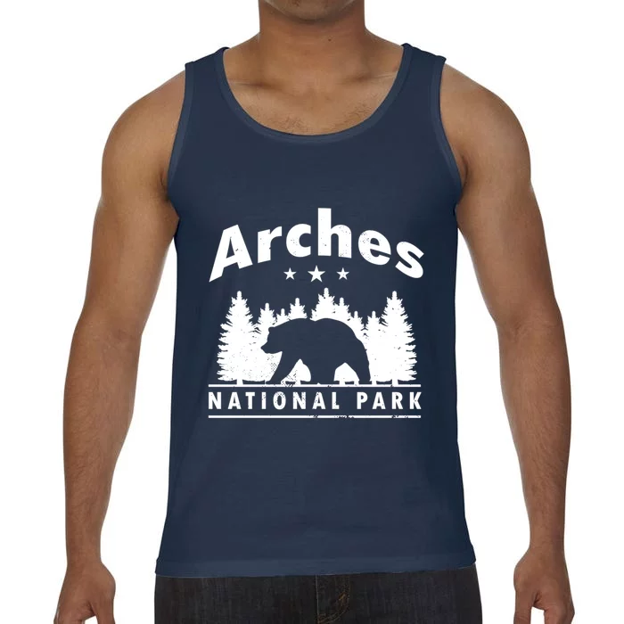 Arches National Park Bear Souvenir Us Park Gift Comfort Colors® Tank Top