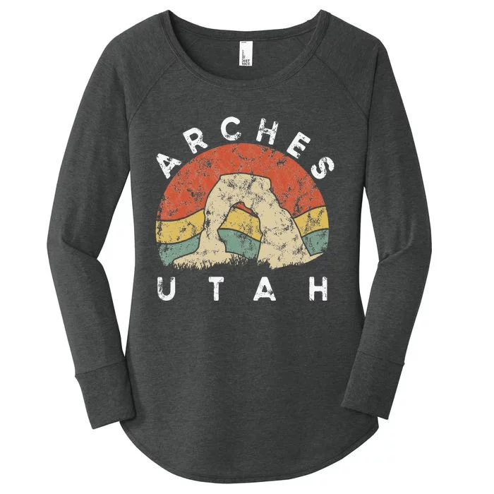 Arches National Park Utah Vacation Road Trip Women's Perfect Tri Tunic Long Sleeve Shirt