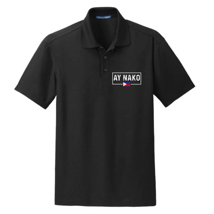 Ay Nako Philippines Filipino Dry Zone Grid Performance Polo