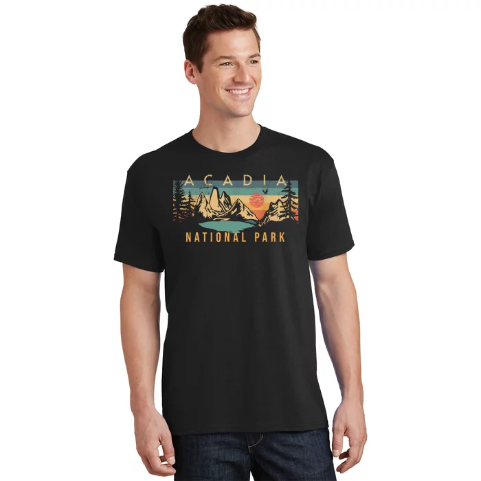 Acadia National Park Vintage Retro T-Shirt