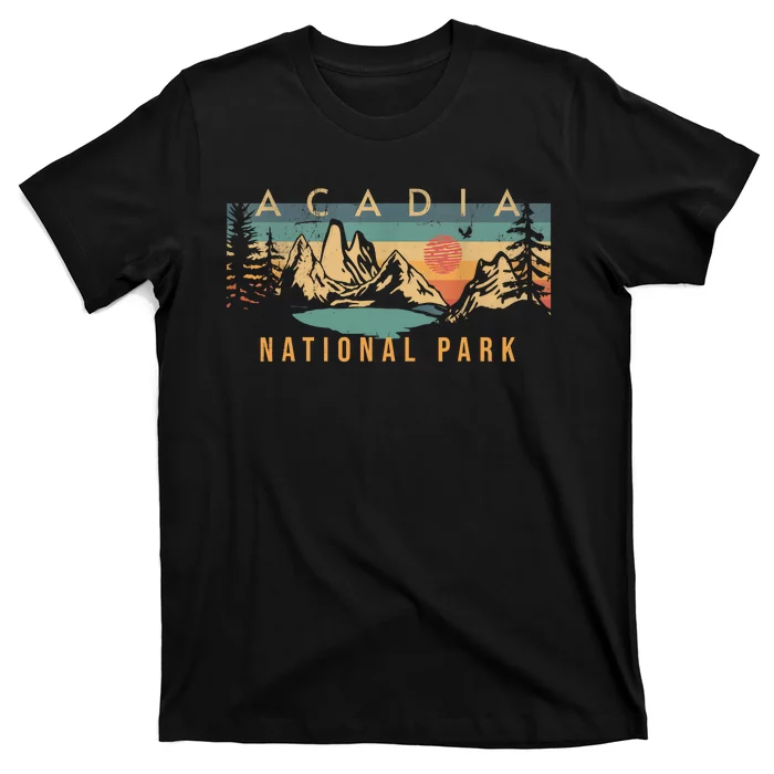 Acadia National Park Vintage Retro T-Shirt