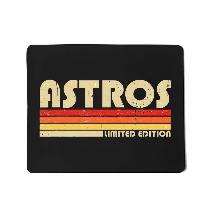 A.S.T.R.O.S Name Personalized Vintage Mousepad