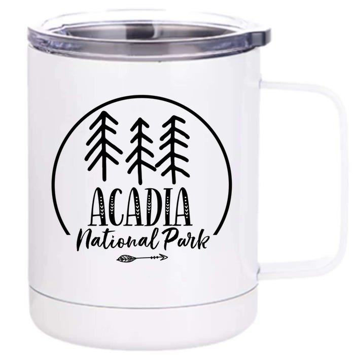 Acadia National Park Cool Gift Front & Back 12oz Stainless Steel Tumbler Cup