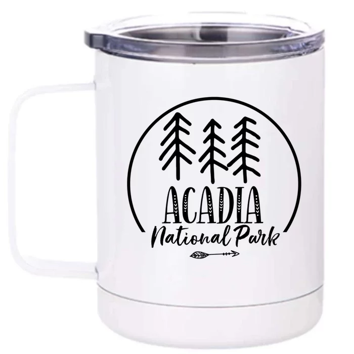 Acadia National Park Cool Gift Front & Back 12oz Stainless Steel Tumbler Cup