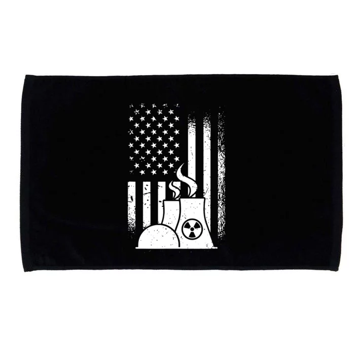 American Nuclear Plant Worker Microfiber Hand Towel