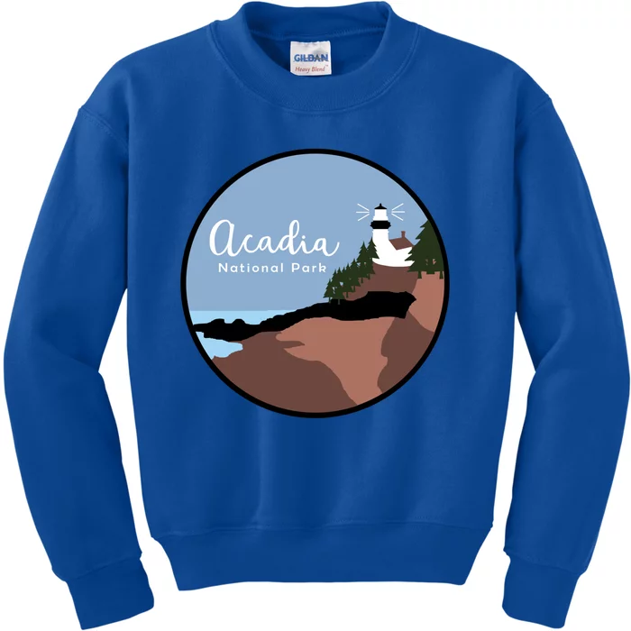 Acadia National Park 1916 Maine Bar Harbor Gift Kids Sweatshirt