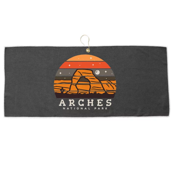 Arches National Park Moab Utah Vintage Large Microfiber Waffle Golf Towel