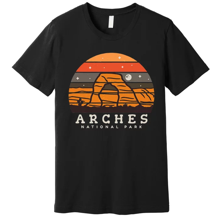 Arches National Park Moab Utah Vintage Premium T-Shirt