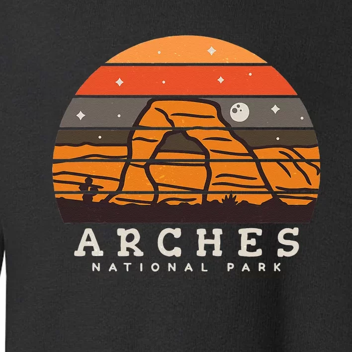 Arches National Park Moab Utah Vintage Toddler Sweatshirt