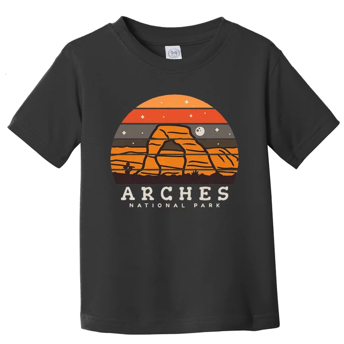 Arches National Park Moab Utah Vintage Toddler T-Shirt