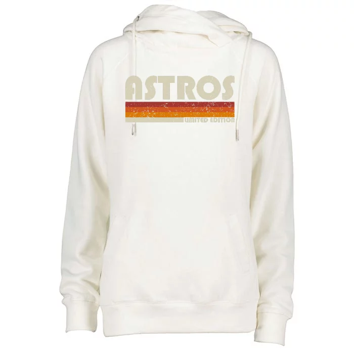 Astros Name Personalized Vintage Retro Gift Womens Funnel Neck Pullover Hood