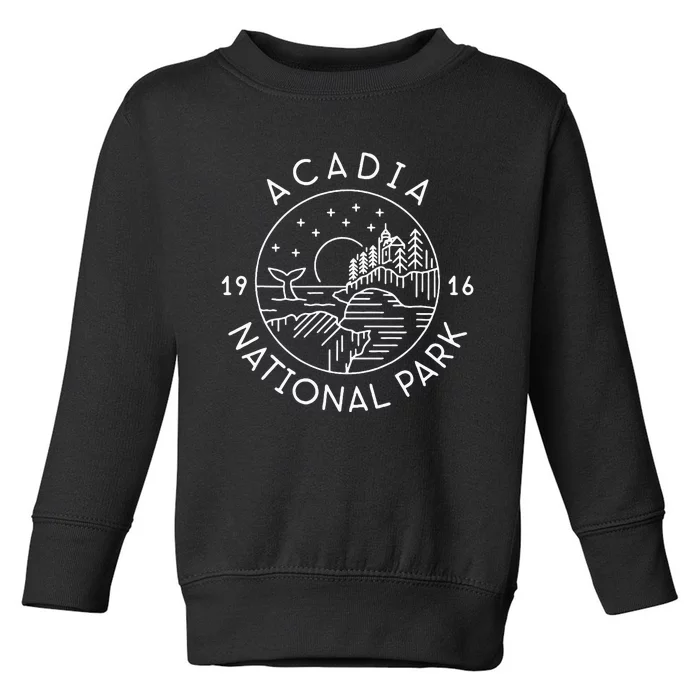 Acadia National Park Toddler Sweatshirt