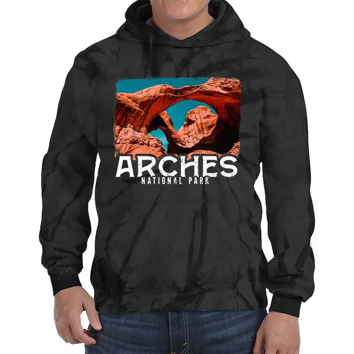 Arches National Park Arches National Park Tourist Tie Dye Hoodie