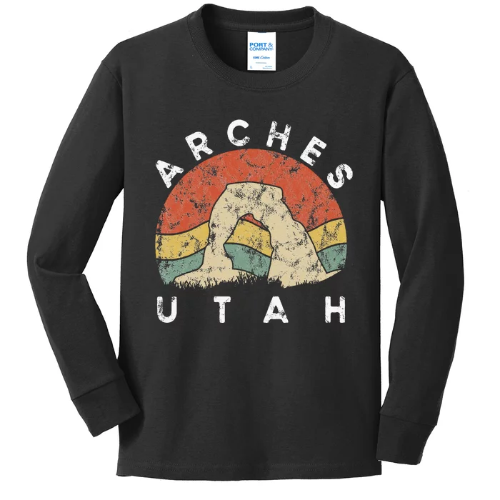 Arches National Park Utah Vacation Road Trip Kids Long Sleeve Shirt