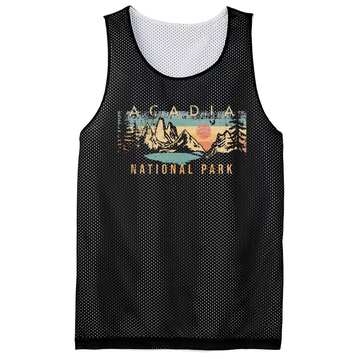 Acadia National Park Mesh Reversible Basketball Jersey Tank