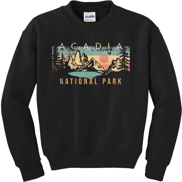 Acadia National Park Kids Sweatshirt