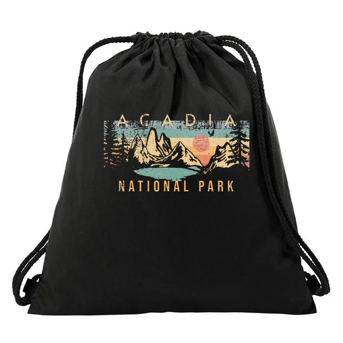 Acadia National Park Drawstring Bag