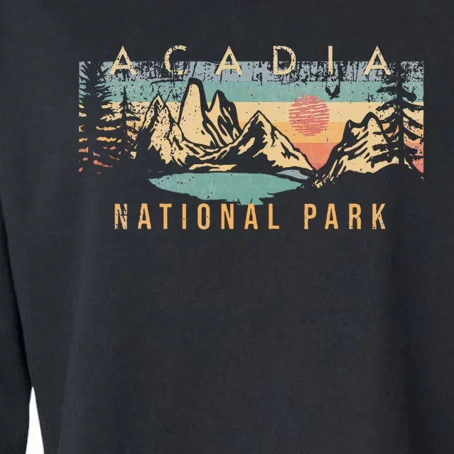 Acadia National Park Cropped Pullover Crew